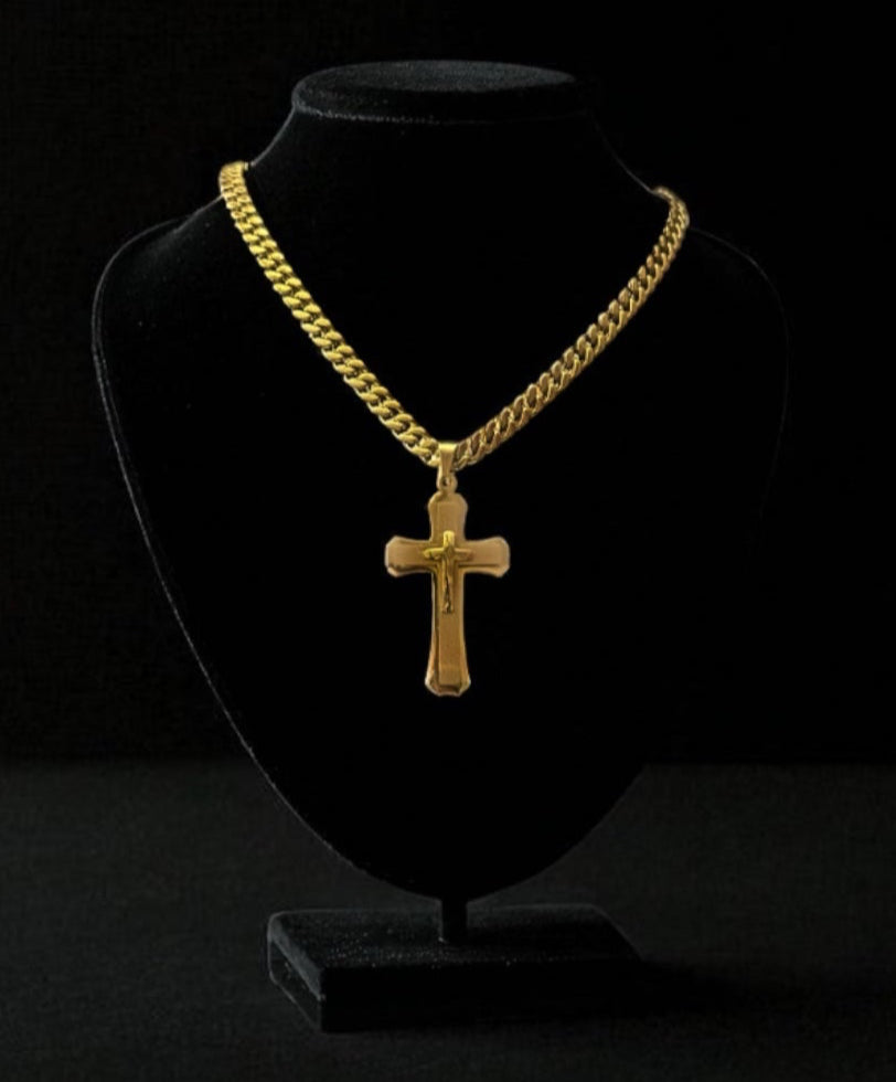 Power Cross Pendant Necklace