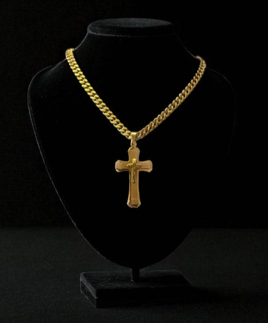 Power Cross Pendant Necklace