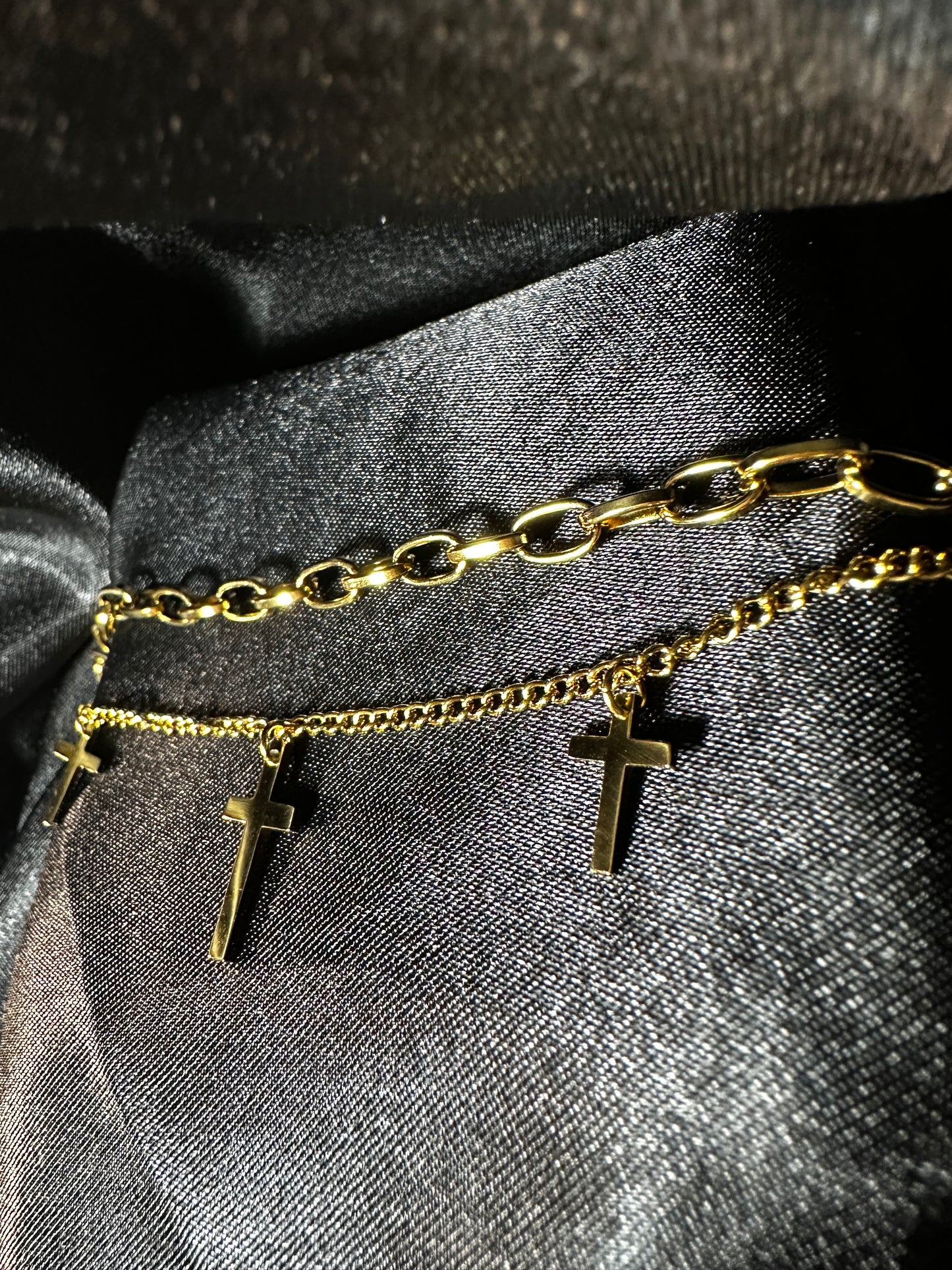 Triple cross bracelet