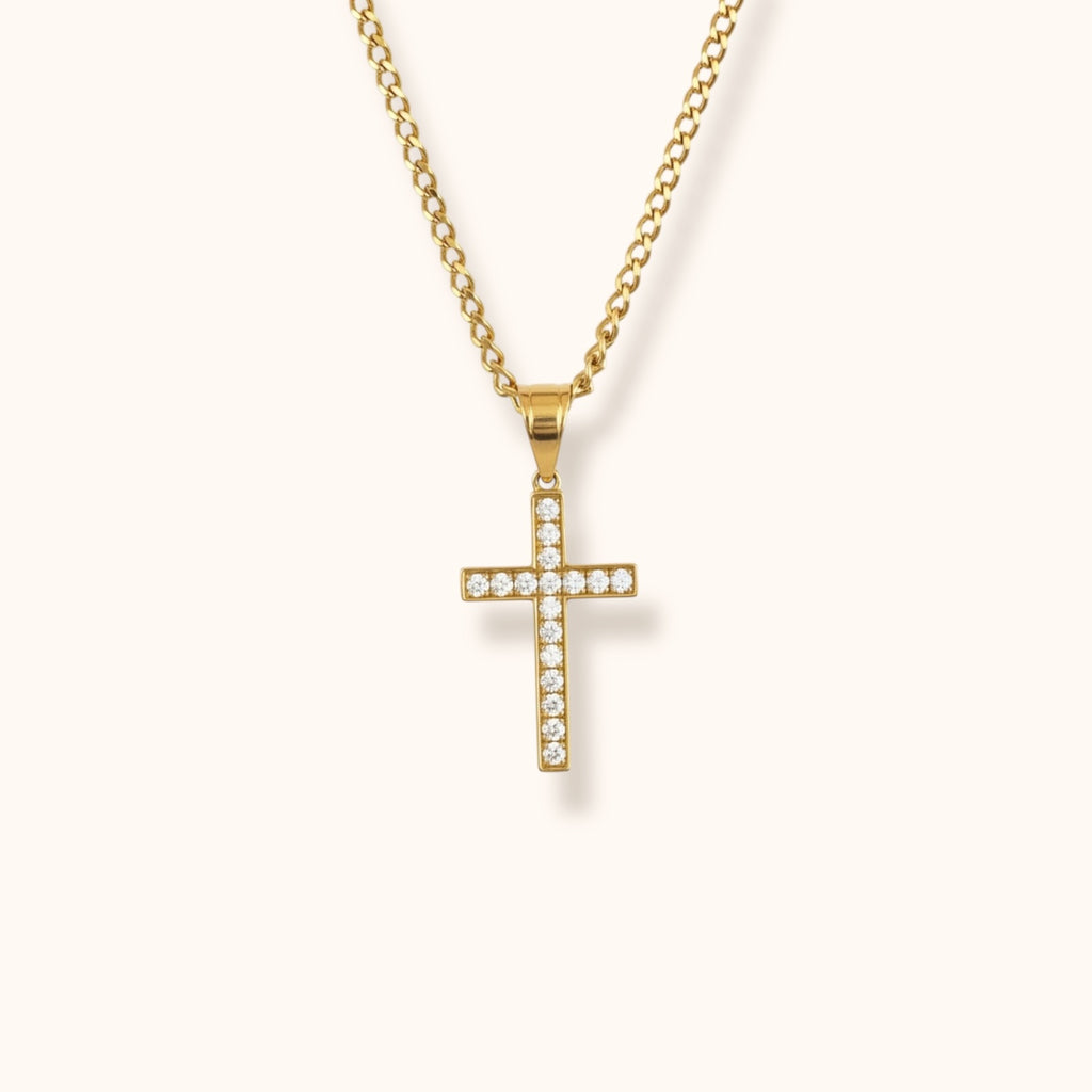 Minimalist gold-plated layering necklace