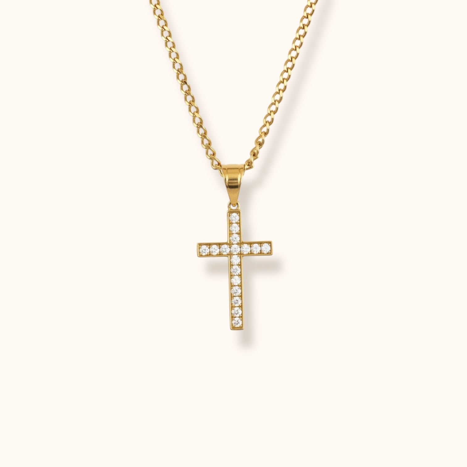 Minimalist gold-plated layering necklace